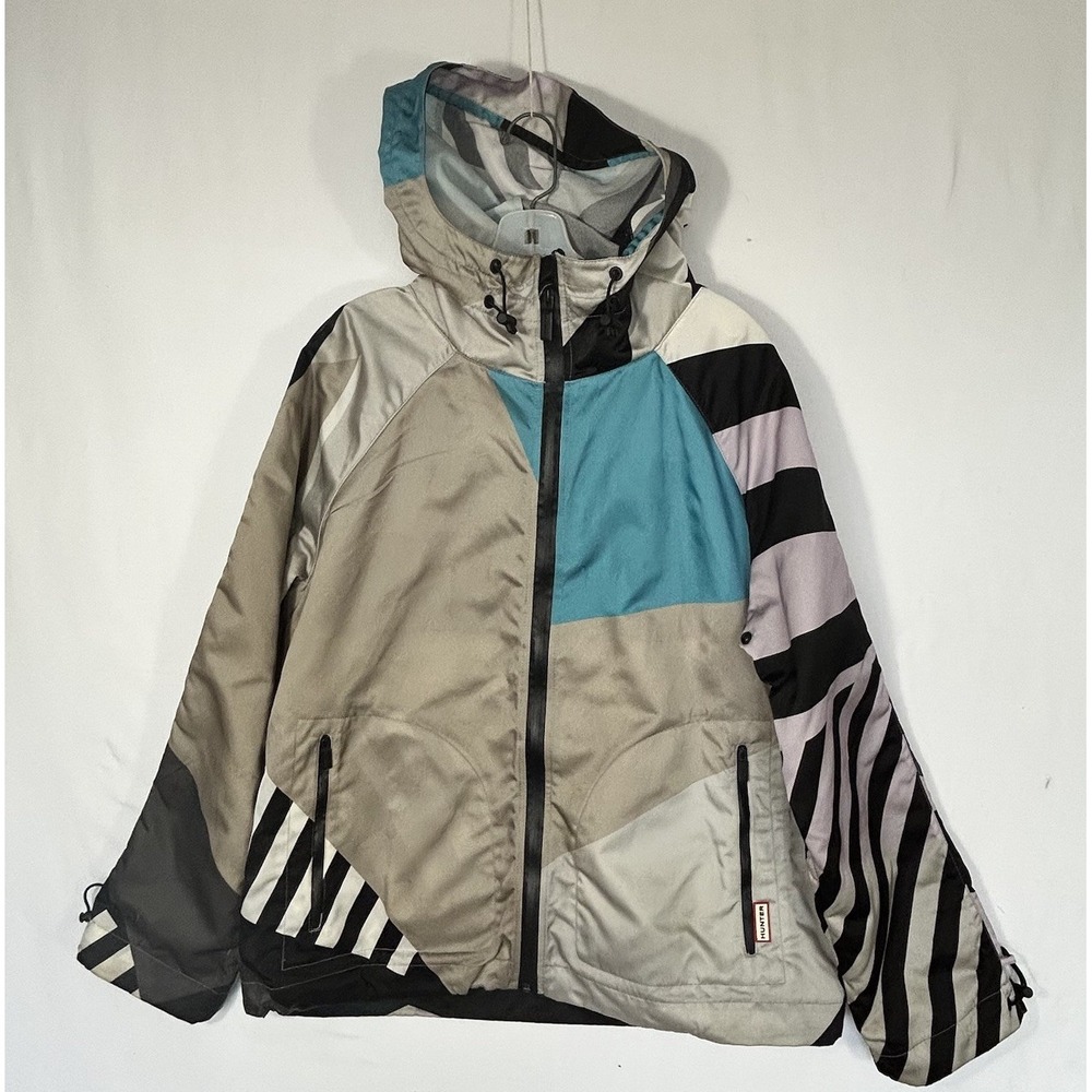 Vintage Hunter Y2K Colorblock Ski Jacket 90s/00s Technical Outerwear Large *Read
